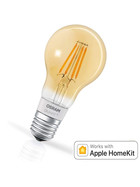 OSRAM SMART+ LED Filament Gold Bluetooth E27 Lampe 5,5W=50W Warmweiß Dimmbar