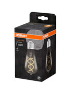 Osram LED Vintage 1906 Filament Lampe E27 Leuchtmittel 5W Rauchglas Optik Warmweiß