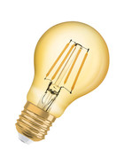 OSRAM LED Vintage Leuchtmittel E27 6,5W=50W Warmweiß (2400K) Filament Gold