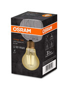 OSRAM LED Vintage Leuchtmittel E27 6,5W=50W Warmweiß (2400K) Filament Gold