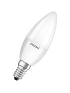 Osram LED Star Classic B40 Kerzen Lampe Matt E14 5,8W=40W Kaltweiß Leuchtmittel