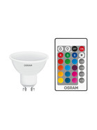 Osram LED Star+ RGBW remote PAR16 Reflektor Lampe GU10 4,5W=25W Dimmbar 2er-Pack