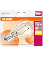 Osram LED Star Classic A25 Filament E27 Leuchtmittel 2,5W=25W Warmweiß klar
