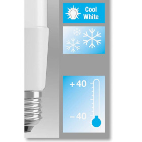 Osram LED Star Classic Stick77 Lampe E27 Leuchtmittel 10W=77W Kaltweiß matt