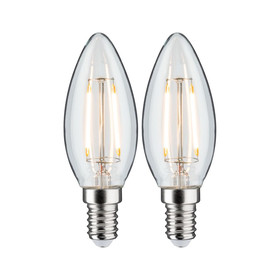 Paulmann 284.74 LED Kerze 2W E14 Warmweiß 2er-Pack...