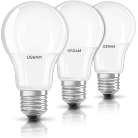 3x Osram LED Base Classic A60 Lampe E27 Leuchtmittel 9,5W=60W Warmweiß Matt