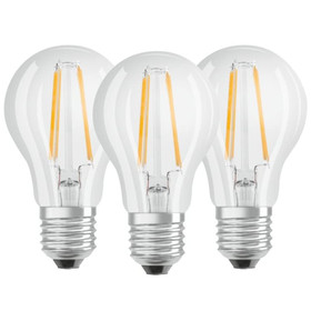 3x Osram Base LED Classic Leuchtmittel E27 Lampe 6W=60W Neutralweiß