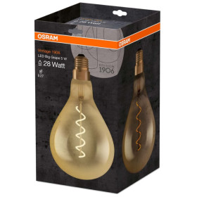 OSRAM LED Vintage 1906 Big Grape Leuchtmittel E27 Lampe 5W=28W Warmweiß Gold