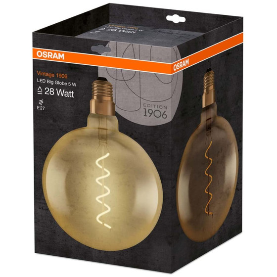OSRAM LED Vintage 1906 Big Globe Leuchtmittel E27 Lampe 5W 28W Warmwe 9 99