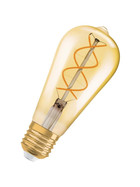 OSRAM LED Vintage 1906 Leuchtmittel Spirale E27 Lampe 5W=25W Warmweiß Gold