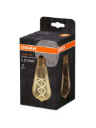 OSRAM LED Vintage 1906 Leuchtmittel Spirale E27 Lampe 5W=25W Warmweiß Gold