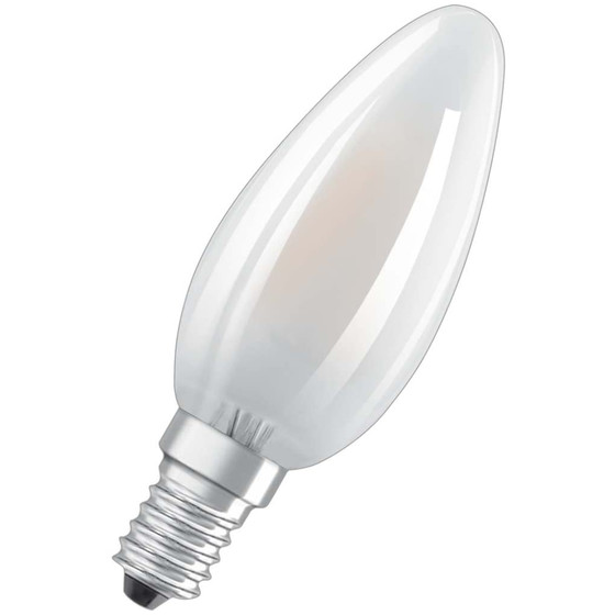 Osram LED Classic Kerze Filament matt E14 Leuchtmittel 1,4W=15W Lampe Warmweiß
