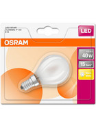 Osram LED Star Classic P40 Filament Lampe E14 Leuchtmittel 4W=40W Warmweiß matt