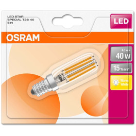 Osram LED Star Special T26 Lampe Filament E14 Leuchtmittel 4W=40W Warmweiß klar