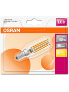 Osram LED Star Special T26 Lampe Filament E14 Leuchtmittel 4W=40W Warmweiß klar