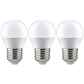3x Paulmann 285.79 kleiner LED Tropfen Leuchtmittel 5,5W Lampe E27 Warmweiß Opal
