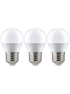 3x Paulmann 285.79 kleiner LED Tropfen Leuchtmittel 5,5W Lampe E27 Warmweiß Opal
