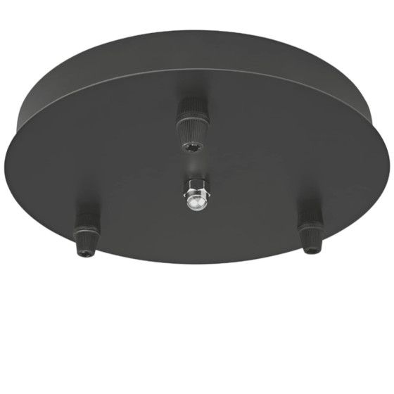 OSRAM Vintage 1906 PenduLum 3X Baldachin Halterung für Leuchten Alu Gehäuse