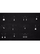 OSRAM Vintage 1906 PenduLum 3X Baldachin Halterung für Leuchten Alu Gehäuse