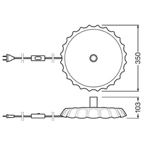 Osram Vintage Edition 1906 Flaschenverschluss Wand- und Tischleuchte E27 Fassung