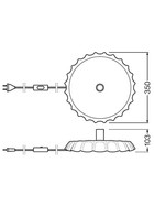 Osram Vintage Edition 1906 Flaschenverschluss Wand- und Tischleuchte E27 Fassung