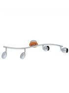 EGLO 30251 Vitamin Spotlight Deckenleuchte Lichtschiene Spot 4xGU10 Orange