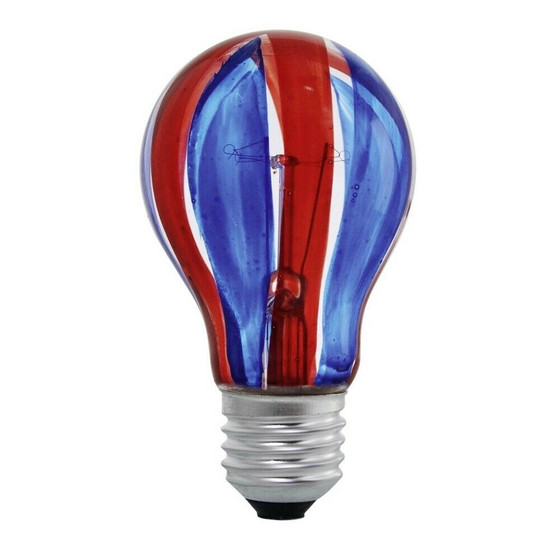 EGLO 85936 Deko Glühlampe E27 40W rot blau Glühbirne Leuchtmittel Bun