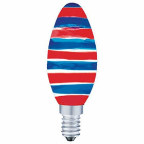 EGLO 85939 Deko Glühlampe E14 40W blau rot Kerze...