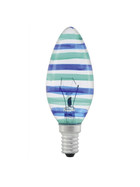 EGLO 85941 Deko Glühlampe E14 40W blau grün Kerze Glühbirne Leuchtmittel Bunt