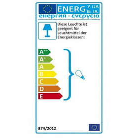 EGLO Edi Light 52192 Toxic Wandleuchte Sonne E27 max. 60W Ø350mm Kalkmuschel