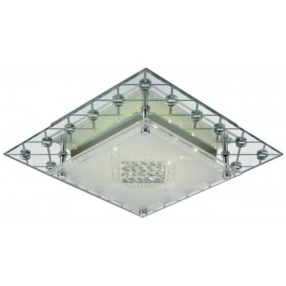 ESTO 748034 DIVA Led Design Deckenleuchte 13W 1150lm Chrom Kristall Glas 4000K