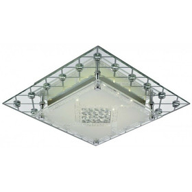 ESTO 748034 DIVA Led Design Deckenleuchte 13W 1150lm Chrom Kristall Glas 4000K
