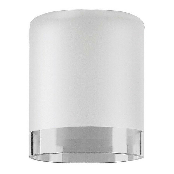 Fischer Leuchten M6 25400 Spot16 Spot18 Glas Lampenschirm weiß matt Rand klar