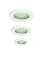 Light Topps LT11300 3er Set Led 3x 1,8W Einbaustrahler Deckenspot EBL weiß