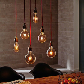 Paulmann 284.01 LED Filament Vintage Globe125 Retro Edison 2,5W E27 Gold 1700K