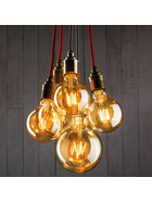 Paulmann 284.01 LED Filament Vintage Globe125 Retro Edison 2,5W E27 Gold 1700K
