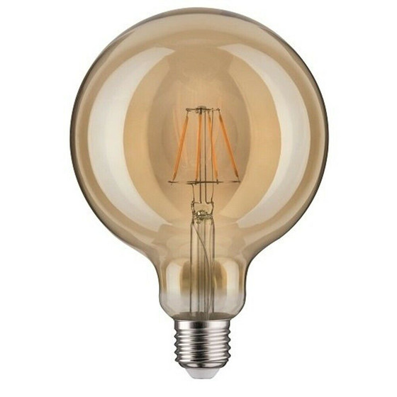 Paulmann 284.02 LED Globe 125 Filament Vintage Retro Edison 4W E27 Gold 1700K