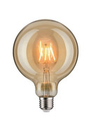 Paulmann 284.03 LED Globe 125 Filament Vintage Retro Edison 6,5W E27 Gold 1700K