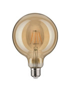Paulmann 284.03 LED Globe 125 Filament Vintage Retro Edison 6,5W E27 Gold 1700K