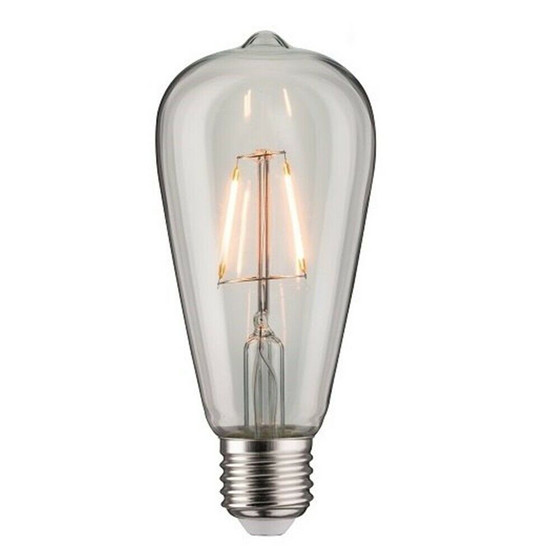 Paulmann 284.04 LED Kolben Filament Vintage Retro Edison 2,5W E27 Gold 1800K