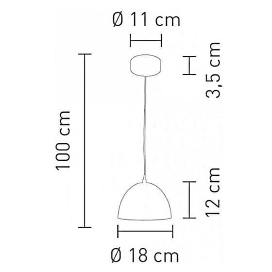 Sompex 78800 Rondo LED Pendelleuchte 5W Metall wei Decke inkl. Leuchtmittittel