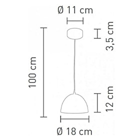 Sompex 78800 Rondo LED Pendelleuchte 5W Metall weiß Decke inkl. Leuchtmittittel