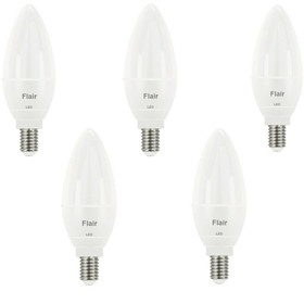 5x Flair Led Kerze Set E14 3,5W 250lm 2800K Leuchtmittel...