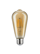 Paulmann 285.23 LED Kolben Filament Vintage Retro Edison 6W E27 Gold 1700K dimmbar