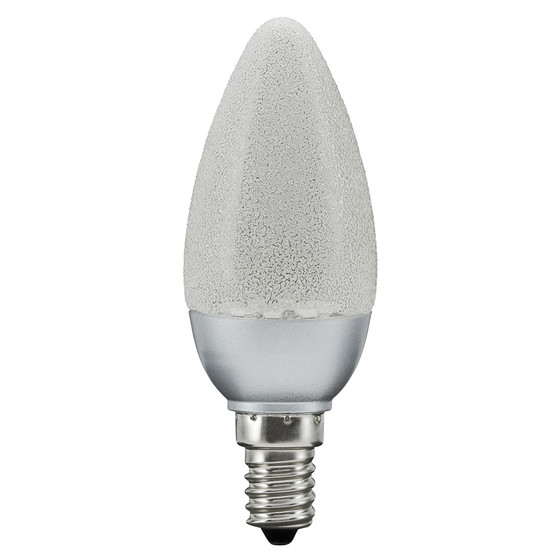 Paulmann 280.88 LED Kerze 1,4W E14 warmweiß Eiskristall...