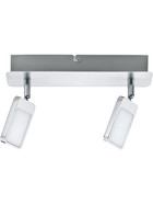 Paulmann 666.43 LED Strahler Spot Mic 2 x 4,5W Chrom Deckenleuchte Deckenlampe