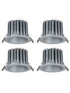 4 x Paulmann 926.33 Premium EBL Helia IP65 starr LED 8,7W Alu inkl. Leuchtmittel