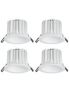 4 x Paulmann 926.35 Premium EBL Helia IP65 starr LED 8,7W matt inkl Leuchtmittel