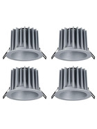 4 x Paulmann 926.41 Premium EBL Helia IP65 starr LED 8,7W inkl. Leuchtmittel