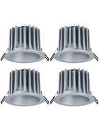 4 x Paulmann 926.70 Premium EBL Helia IP65 starr LED 12,6W inkl. Leuchtmittel